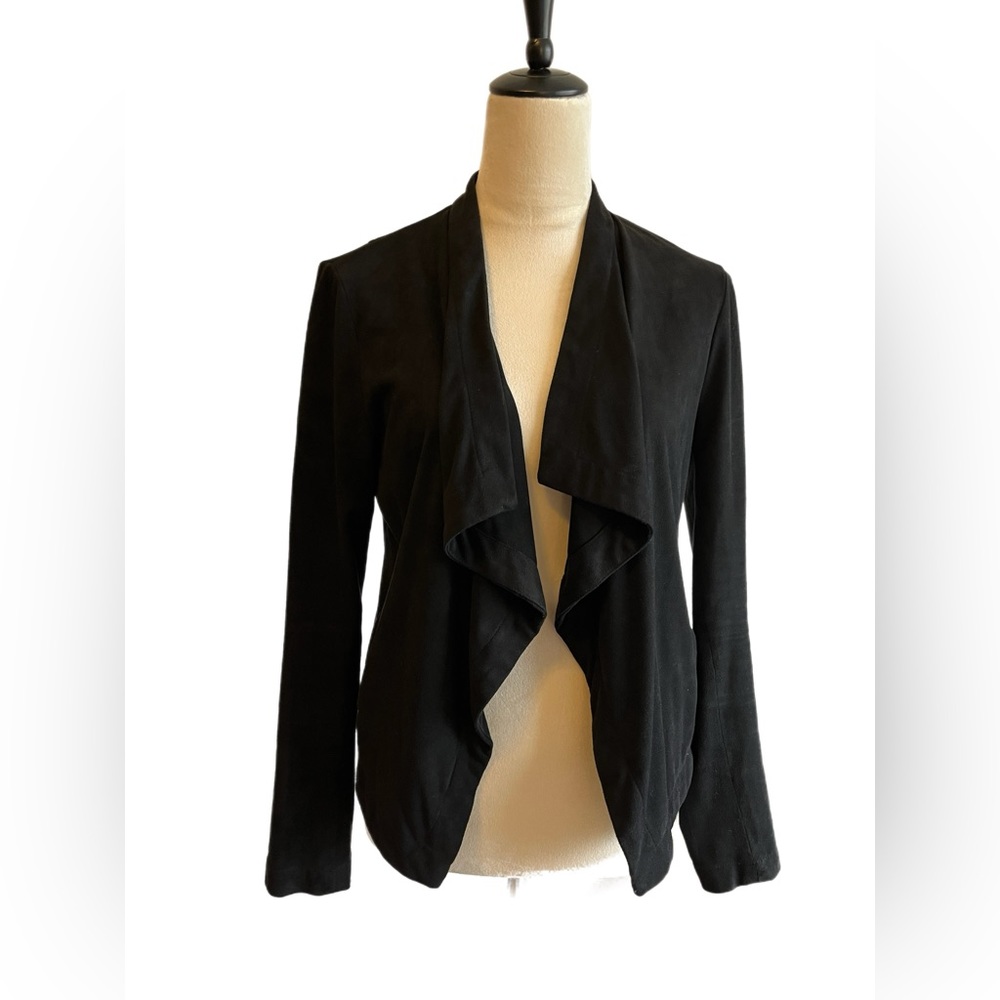 BB Dakota Sueded Drape Blazer Jacket